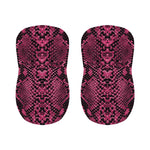 Pink And Black Snakeskin Print Bar Stool Covers
