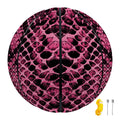 Pink And Black Snakeskin Print Basketball