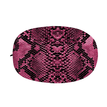 Pink And Black Snakeskin Print Car Side Mirror Covers