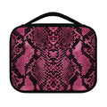 Pink And Black Snakeskin Print Classic Bible Case