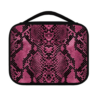 Pink And Black Snakeskin Print Classic Bible Case