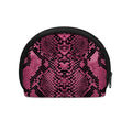Pink And Black Snakeskin Print Coin Purse