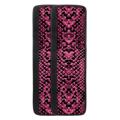 Pink And Black Snakeskin Print Refrigerator Handle Covers