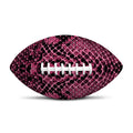 Pink And Black Snakeskin Print Rugby Ball