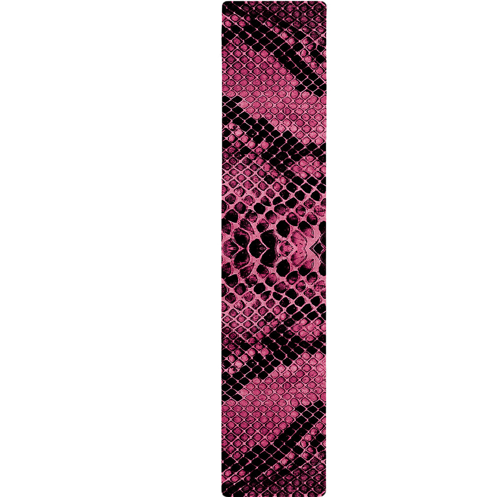 Pink And Black Snakeskin Print Table Runner