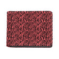 Pink And Black Tiger Stripe Print Bifold Wallet
