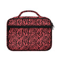 Pink And Black Tiger Stripe Print Briefcase Bible Bag