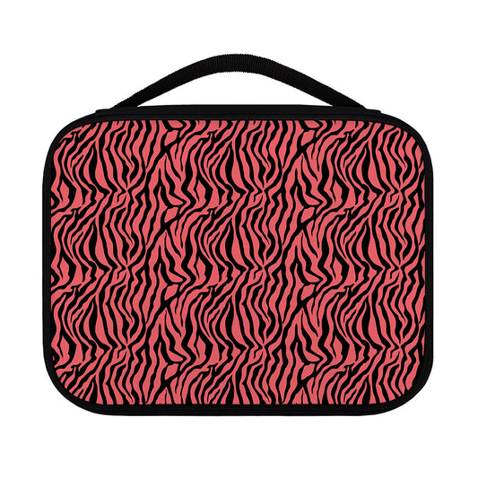 Pink And Black Tiger Stripe Print Classic Bible Case