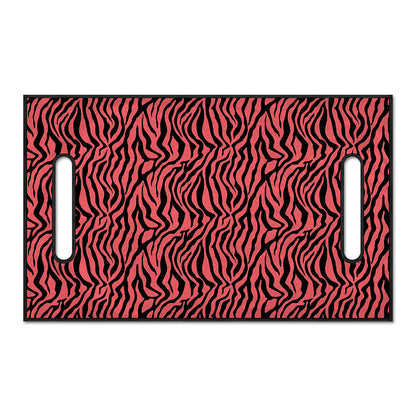 Pink And Black Tiger Stripe Print Golf Cart Seat Cover