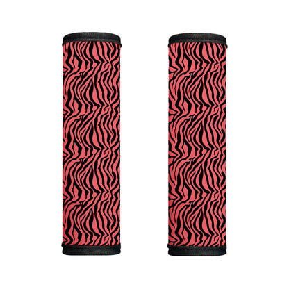 Pink And Black Tiger Stripe Print Handle Covers