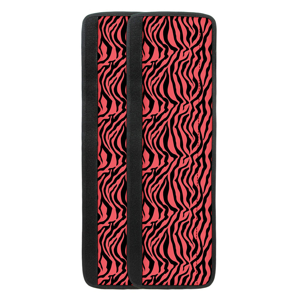 Pink And Black Tiger Stripe Print Refrigerator Handle Covers