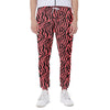 Pink And Black Tiger Stripe Print Scuba Joggers