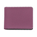 Pink And Black Zigzag Pattern Print Bifold Wallet