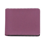 Pink And Black Zigzag Pattern Print Bifold Wallet