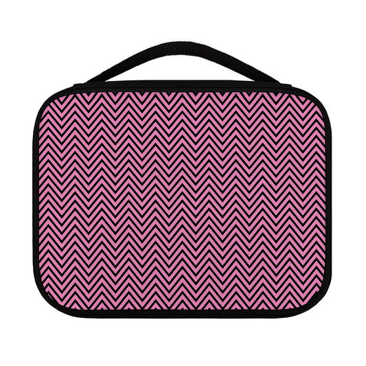 Pink And Black Zigzag Pattern Print Classic Bible Case