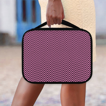 Pink And Black Zigzag Pattern Print Classic Bible Case