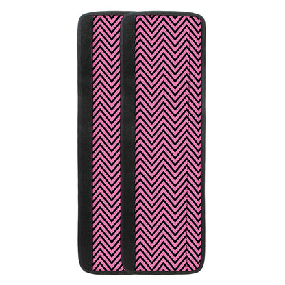 Pink And Black Zigzag Pattern Print Refrigerator Handle Covers