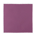 Pink And Black Zigzag Pattern Print Silk Bandana