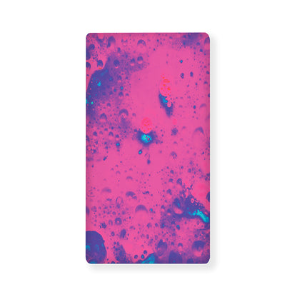 Pink And Blue Acid Melt Print Baby Crib Sheet