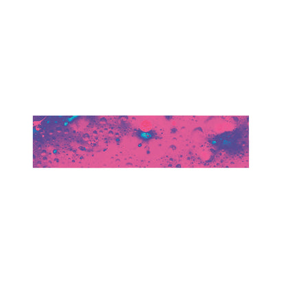 Pink And Blue Acid Melt Print Bed Runner