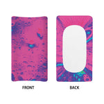 Pink And Blue Acid Melt Print Changing Pad Cover