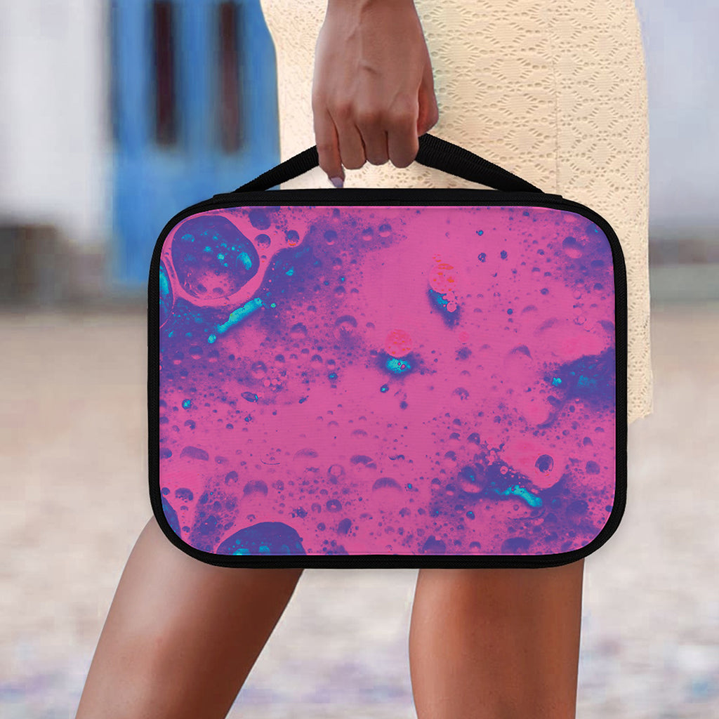 Pink And Blue Acid Melt Print Classic Bible Case