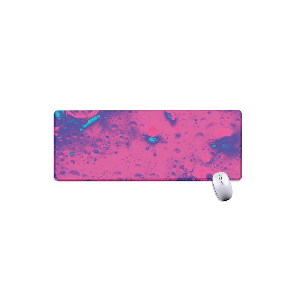 Pink And Blue Acid Melt Print Extended Mouse Pad