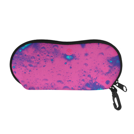 Pink And Blue Acid Melt Print Glasses Case