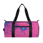 Pink And Blue Acid Melt Print Gym Bag