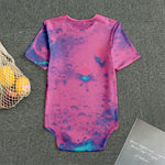 Pink And Blue Acid Melt Print Men's Bodysuit