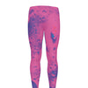 Pink And Blue Acid Melt Print Men's leggings