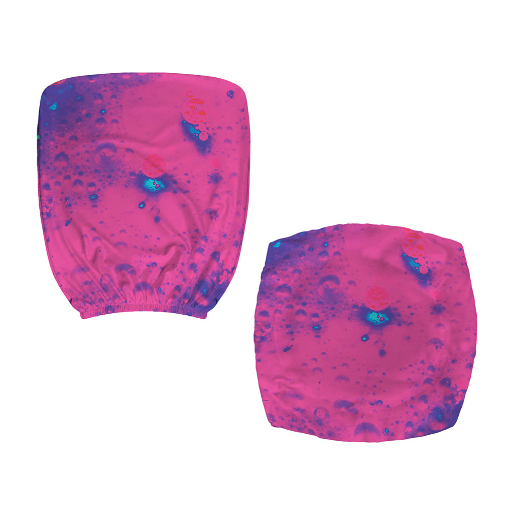 Pink And Blue Acid Melt Print Office Chair Cover