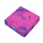 Pink And Blue Acid Melt Print Outdoor Seat Cushion Cover