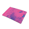 Pink And Blue Acid Melt Print Pet Cooling Mat Cover