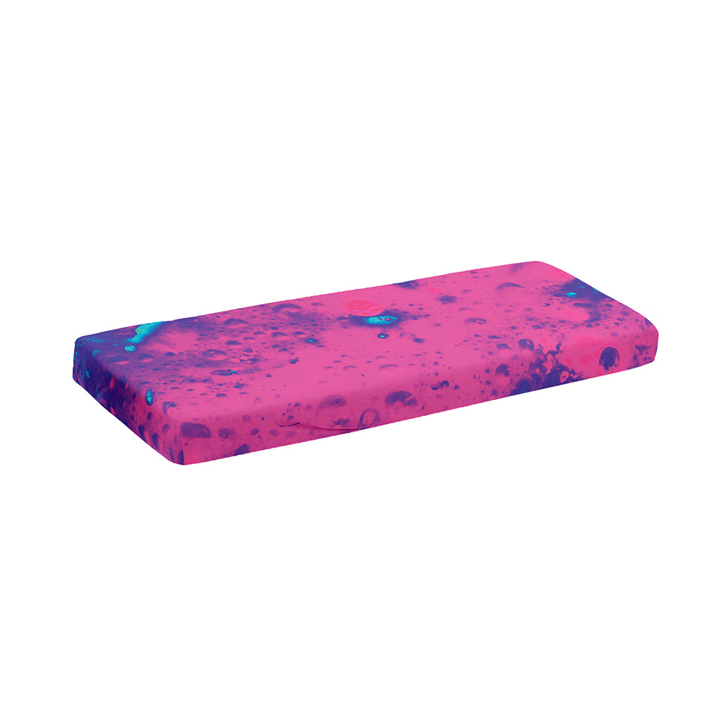 Pink And Blue Acid Melt Print Piano Keyboard Cover
