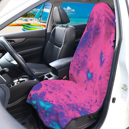 Pink And Blue Acid Melt Print Waterproof Car Seat Cover