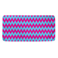 Pink And Blue Chevron Pattern Print Towel