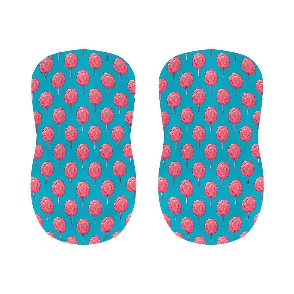 Pink And Blue Cotton Candy Pattern Print Bar Stool Covers
