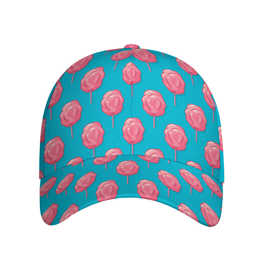 Pink And Blue Cotton Candy Pattern Print Baseball Cap