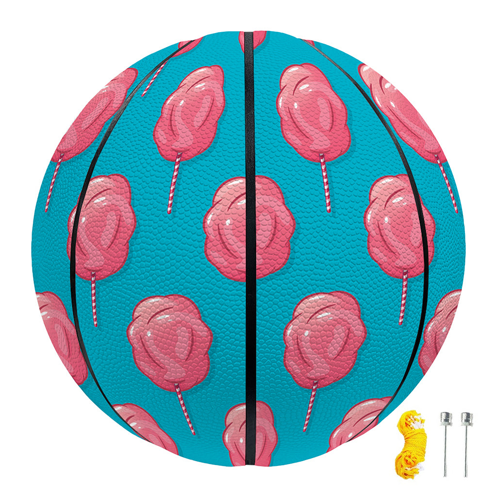 Pink And Blue Cotton Candy Pattern Print Basketball