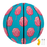Pink And Blue Cotton Candy Pattern Print Basketball
