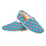 Pink And Blue Cotton Candy Pattern Print Casual Shoes