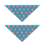 Pink And Blue Cotton Candy Pattern Print Dog Bandana