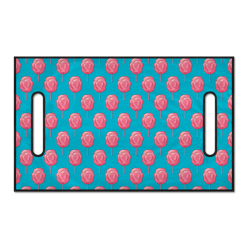 Pink And Blue Cotton Candy Pattern Print Golf Cart Seat Cover
