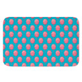 Pink And Blue Cotton Candy Pattern Print Indoor Door Mat