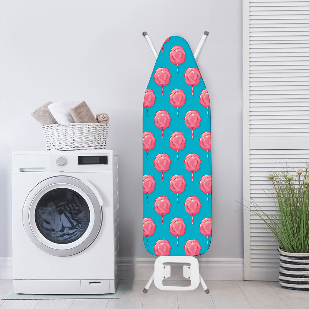Pink And Blue Cotton Candy Pattern Print Ironing Board Cover