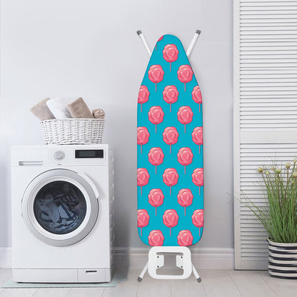 Pink And Blue Cotton Candy Pattern Print Ironing Board Cover