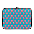 Pink And Blue Cotton Candy Pattern Print Laptop Sleeve