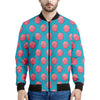 Pink And Blue Cotton Candy Pattern Print Men's Bomber Jacket