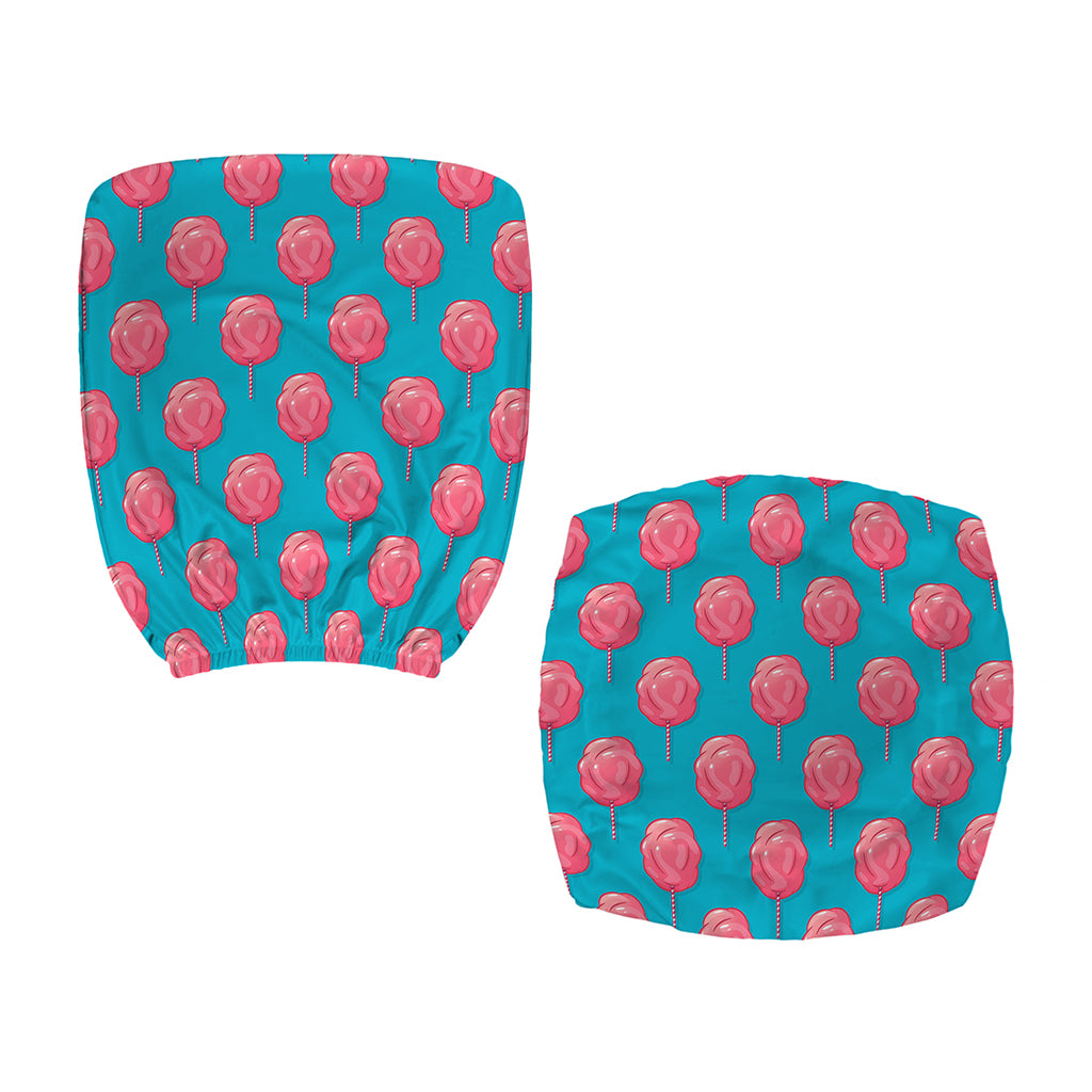 Pink And Blue Cotton Candy Pattern Print Office Chair Cover